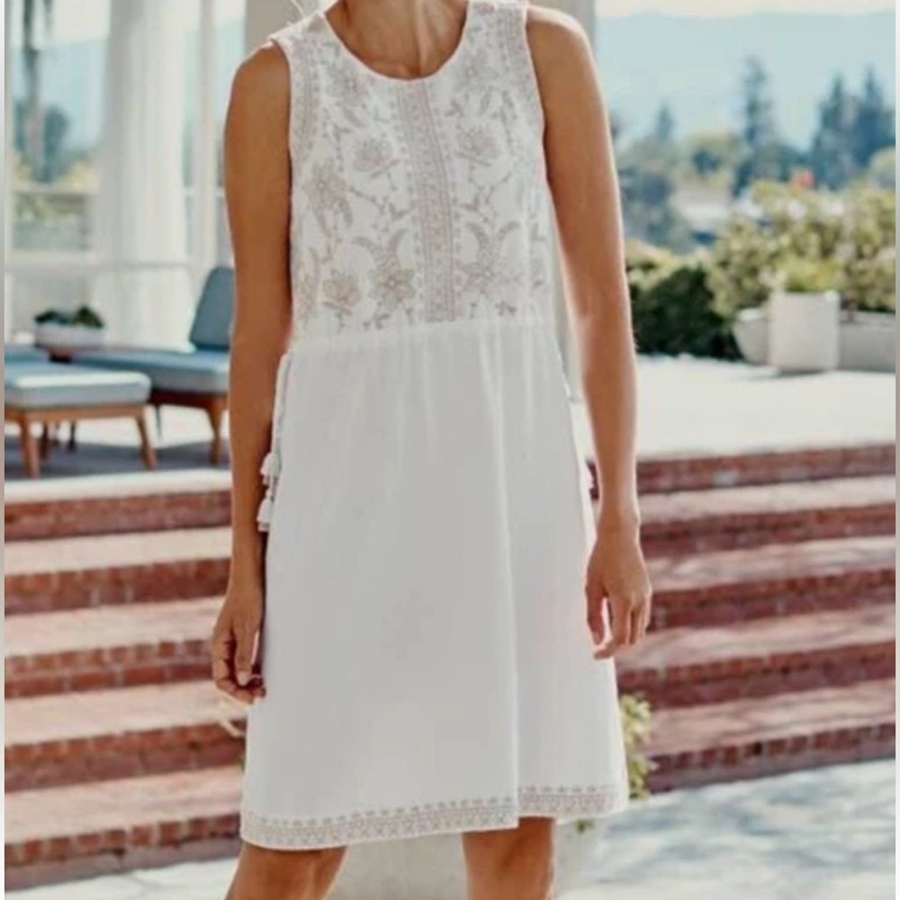 J.Jill Luxurious Embroidered Side-Tie Knit‎ Dress size Small - Picture 2 of 16